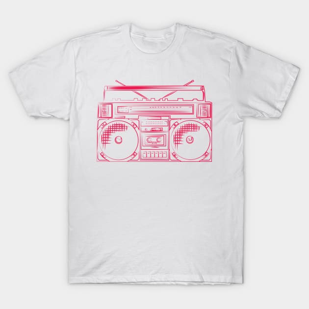 BOOM, boombox T-Shirt by BeetleBrand